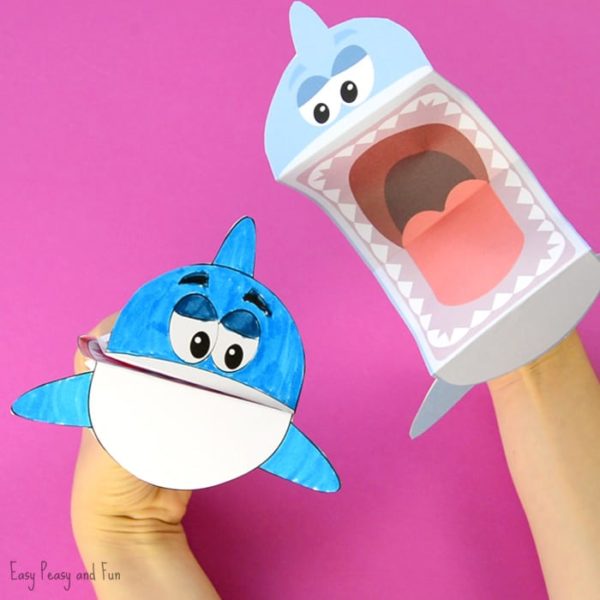 Super Cute Tissue Paper Shark Craft for Preschool Kids That Will Make You  Smile